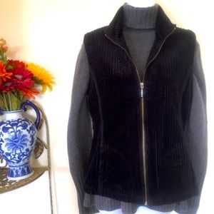 Black Corduroy Vest